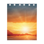 Sunrise Road Print Curtain