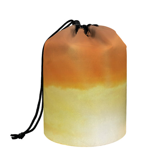 Sunrise Road Print Drawstring Makeup Bag