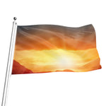 Sunrise Road Print Flag