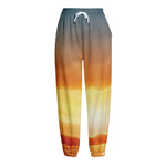 Sunrise Road Print Fleece Lined Knit Pants
