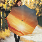 Sunrise Road Print Foldable Umbrella