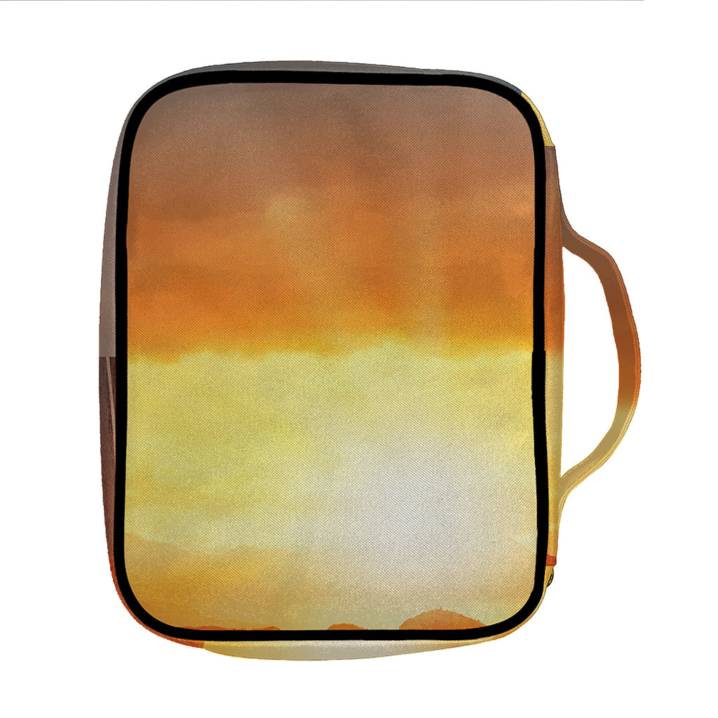 Sunrise Road Print Front Pocket Bible Bag