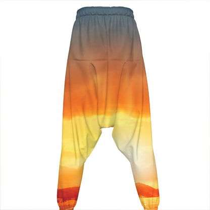 Sunrise Road Print Hammer Pants