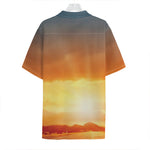 Sunrise Road Print Hawaiian Shirt