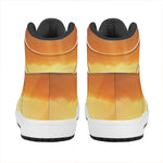 Sunrise Road Print High Top Leather Sneakers