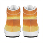 Sunrise Road Print High Top Leather Sneakers