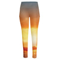 Sunrise Road Print High-Waisted Pocket Leggings