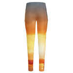 Sunrise Road Print High-Waisted Pocket Leggings