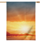 Sunrise Road Print House Flag