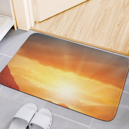 Sunrise Road Print Indoor Door Mat