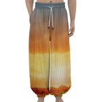 Sunrise Road Print Lantern Pants
