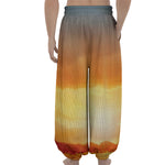 Sunrise Road Print Lantern Pants