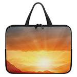 Sunrise Road Print Laptop Sleeve With Handle