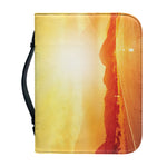 Sunrise Road Print Leather Bible Cover