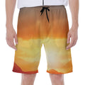 Sunrise Road Print Men's Beach Shorts
