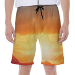 Sunrise Road Print Men's Beach Shorts