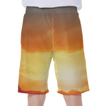 Sunrise Road Print Men's Beach Shorts