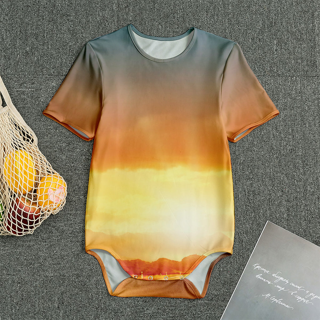 Sunrise Road Print Men's Bodysuit