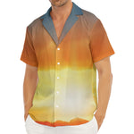 Sunrise Road Print Men's Deep V-Neck Shirt