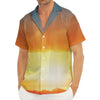 Sunrise Road Print Men's Deep V-Neck Shirt