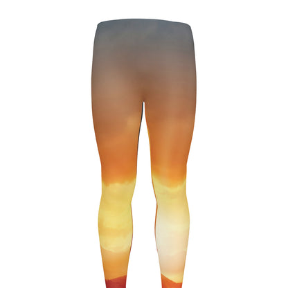 Sunrise Road Print Men's leggings