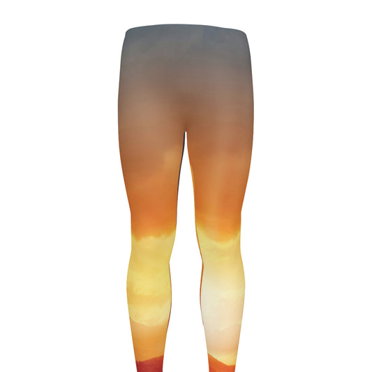 Sunrise Road Print Men's leggings