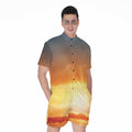 Sunrise Road Print Men's Romper