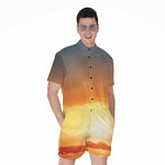 Sunrise Road Print Men's Rompers