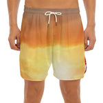 Sunrise Road Print Men's Split Running Shorts