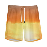 Sunrise Road Print Men's Sports Shorts
