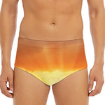 Sunrise Road Print Men's Triangle Swim Briefs