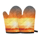 Sunrise Road Print Oven Mitts