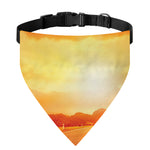 Sunrise Road Print Over The Collar Dog Bandana