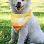 Sunrise Road Print Over The Collar Dog Bandana