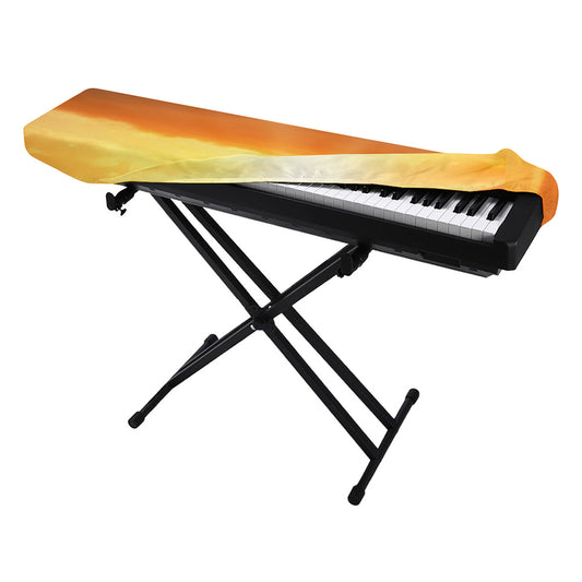 Sunrise Road Print Piano Keyboard Cover