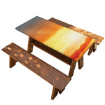 Sunrise Road Print Picnic Table Cover