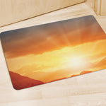 Sunrise Road Print Polyester Doormat