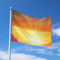 Sunrise Road Print Polyester Flag