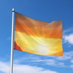 Sunrise Road Print Polyester Flag