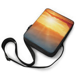 Sunrise Road Print Rectangular Crossbody Bag