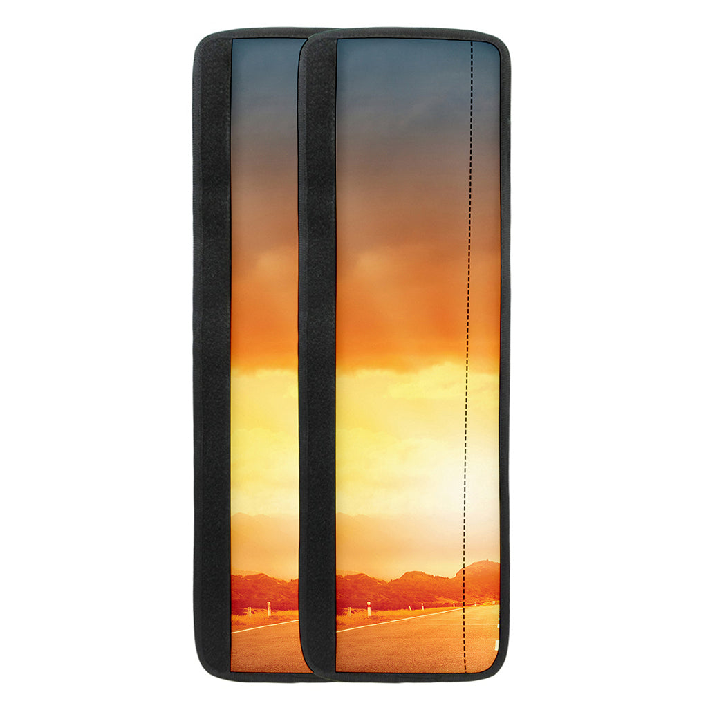 Sunrise Road Print Refrigerator Handle Covers