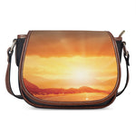 Sunrise Road Print Saddle Bag