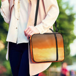 Sunrise Road Print Shoulder Strap Bible Bag