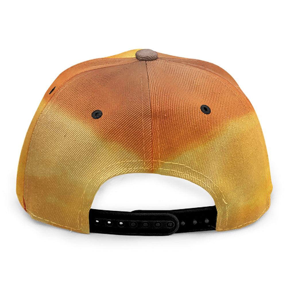 Sunrise Road Print Snapback Cap