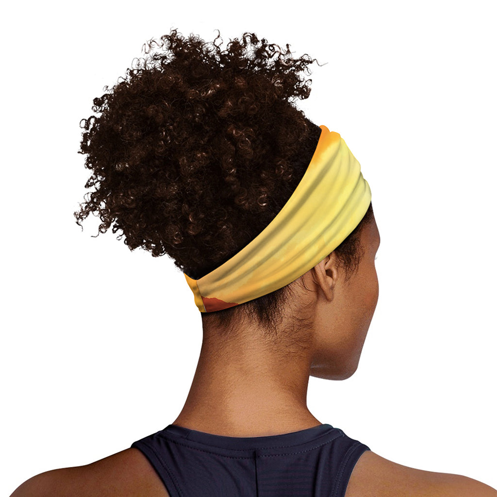 Sunrise Road Print Sports Headband