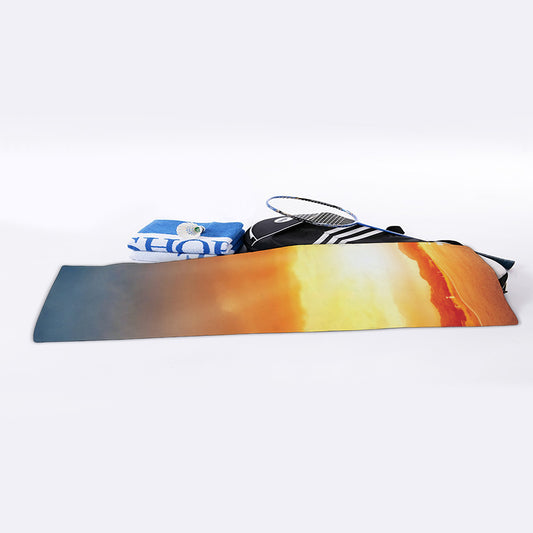 Sunrise Road Print Sports Towel