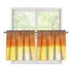 Sunrise Road Print Tier Curtains