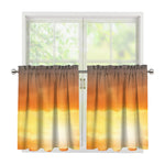 Sunrise Road Print Tier Curtains