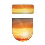 Sunrise Road Print Toilet Lid And Tank Cover Set