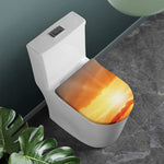 Sunrise Road Print Toilet Lid Cover